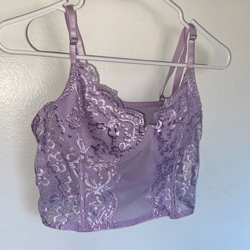 FINAL SALE ROMWE LACE CAMI TOP INTIMATE SIZE L